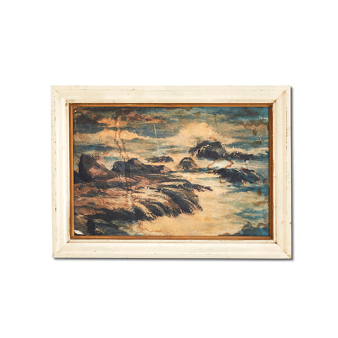 Waves Crashing Painting