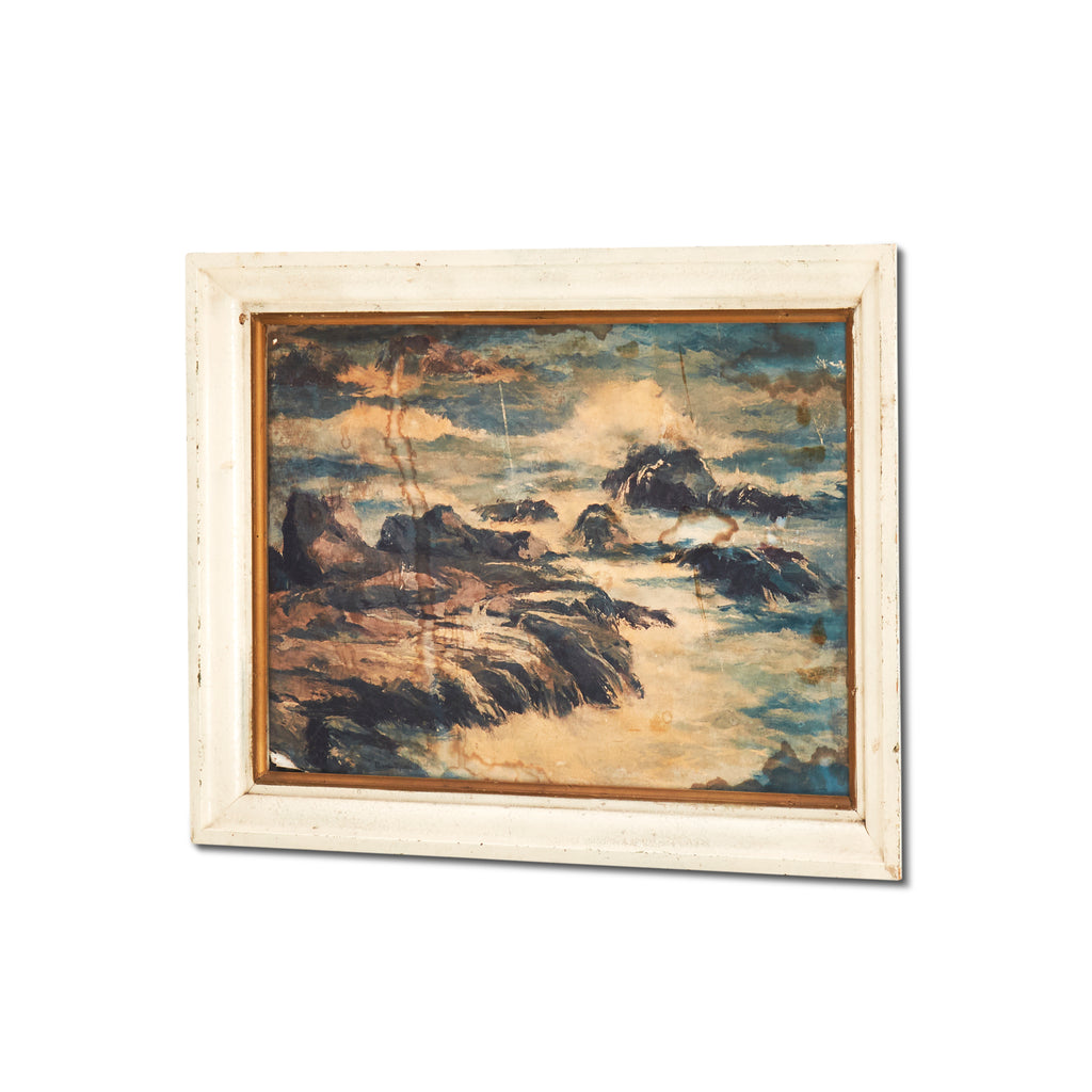 Waves Crashing Painting