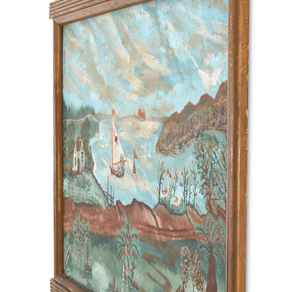 Sailing Ship Framed Painting