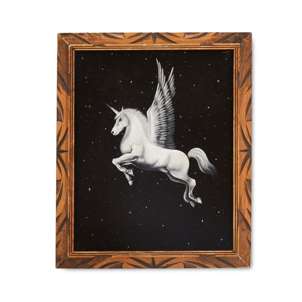 Velvet Painting Unicorn Pegasus