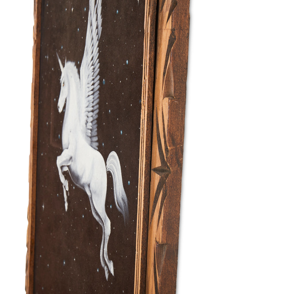 Velvet Painting Unicorn Pegasus