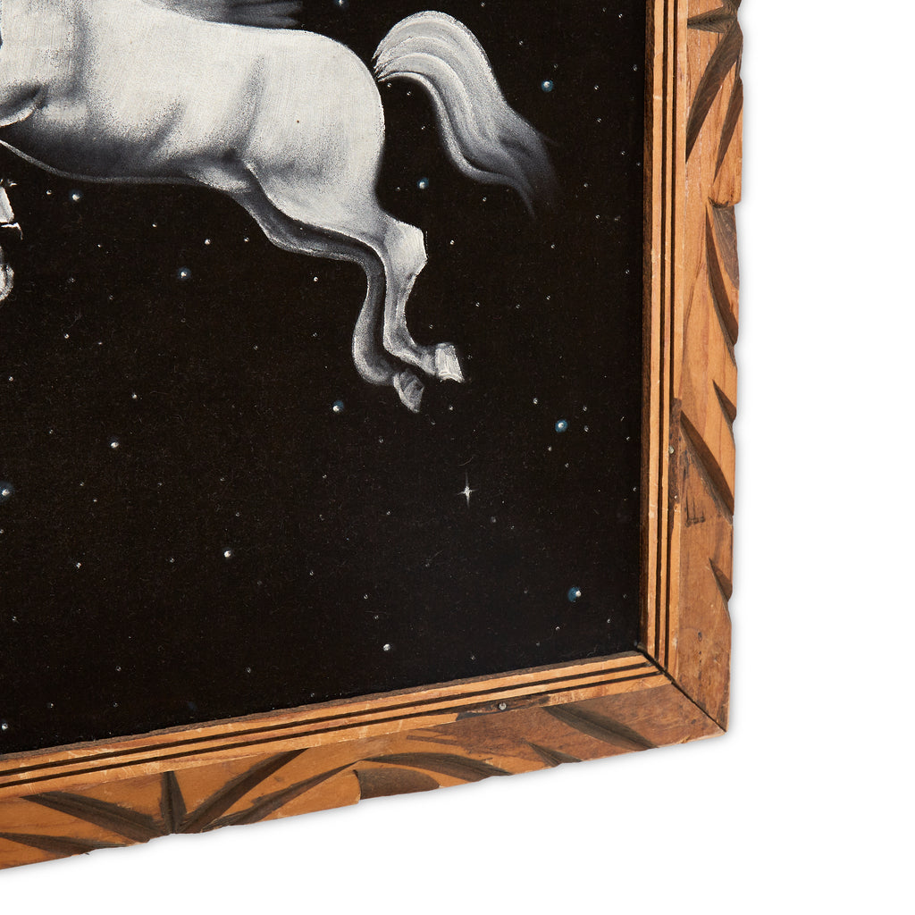 Velvet Painting Unicorn Pegasus