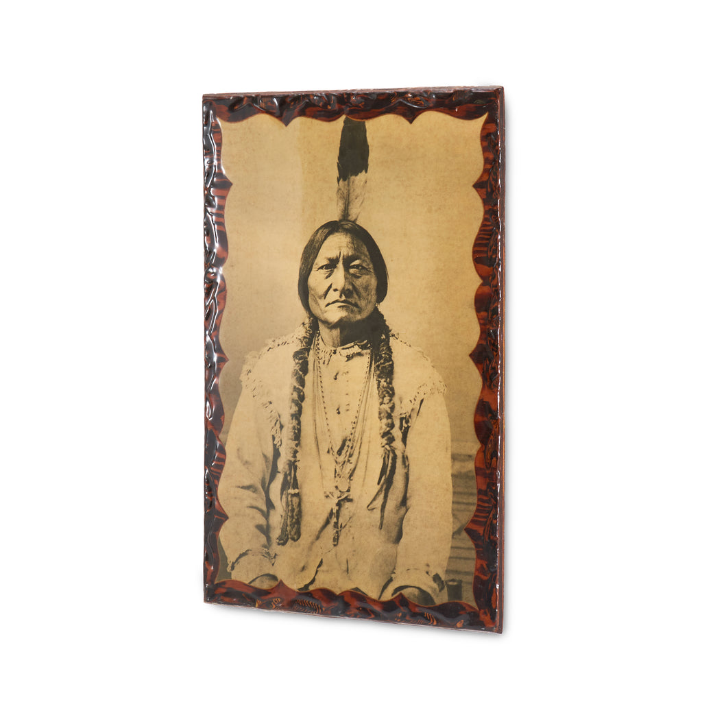 Framed Picture of a Native American Man