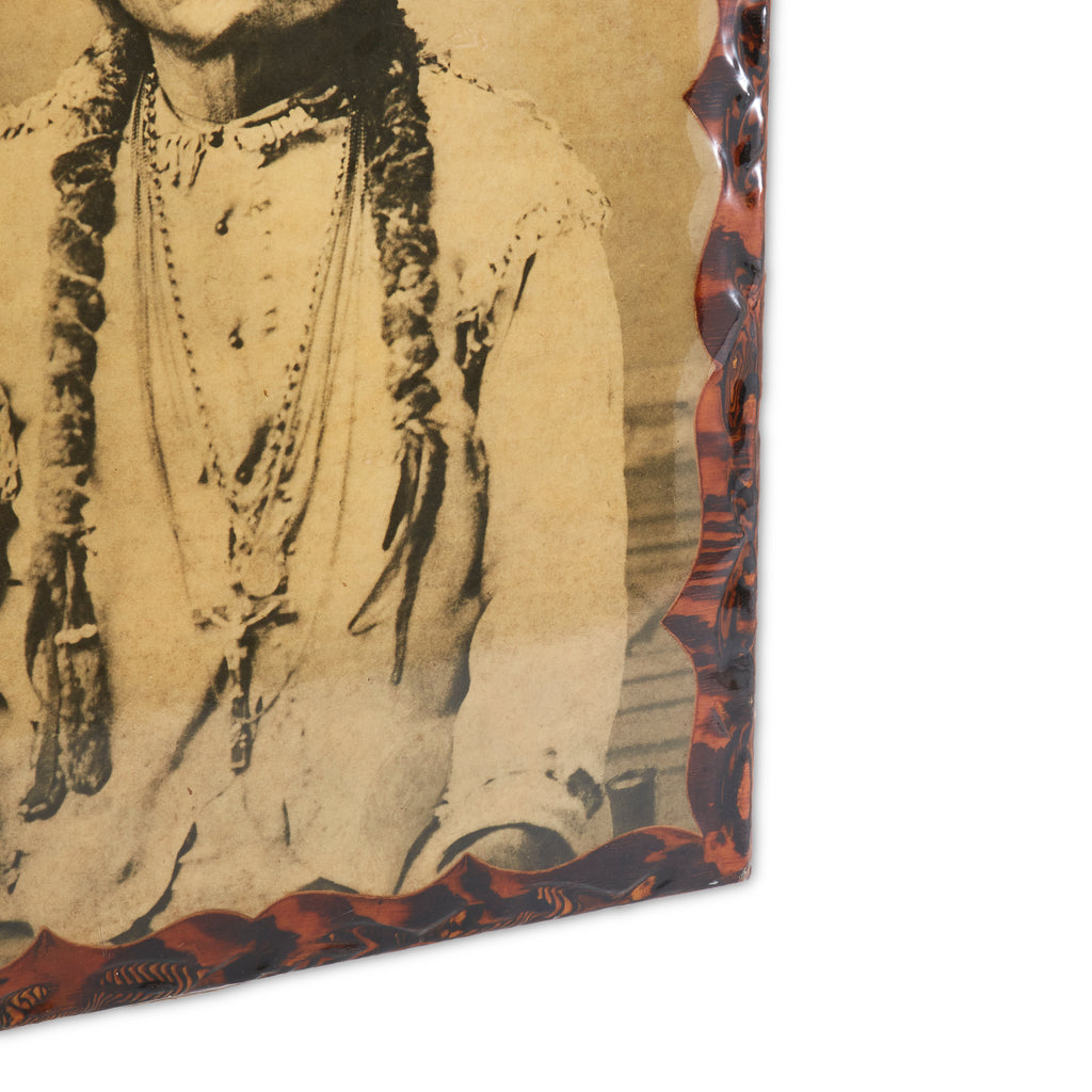 Framed Picture of a Native American Man