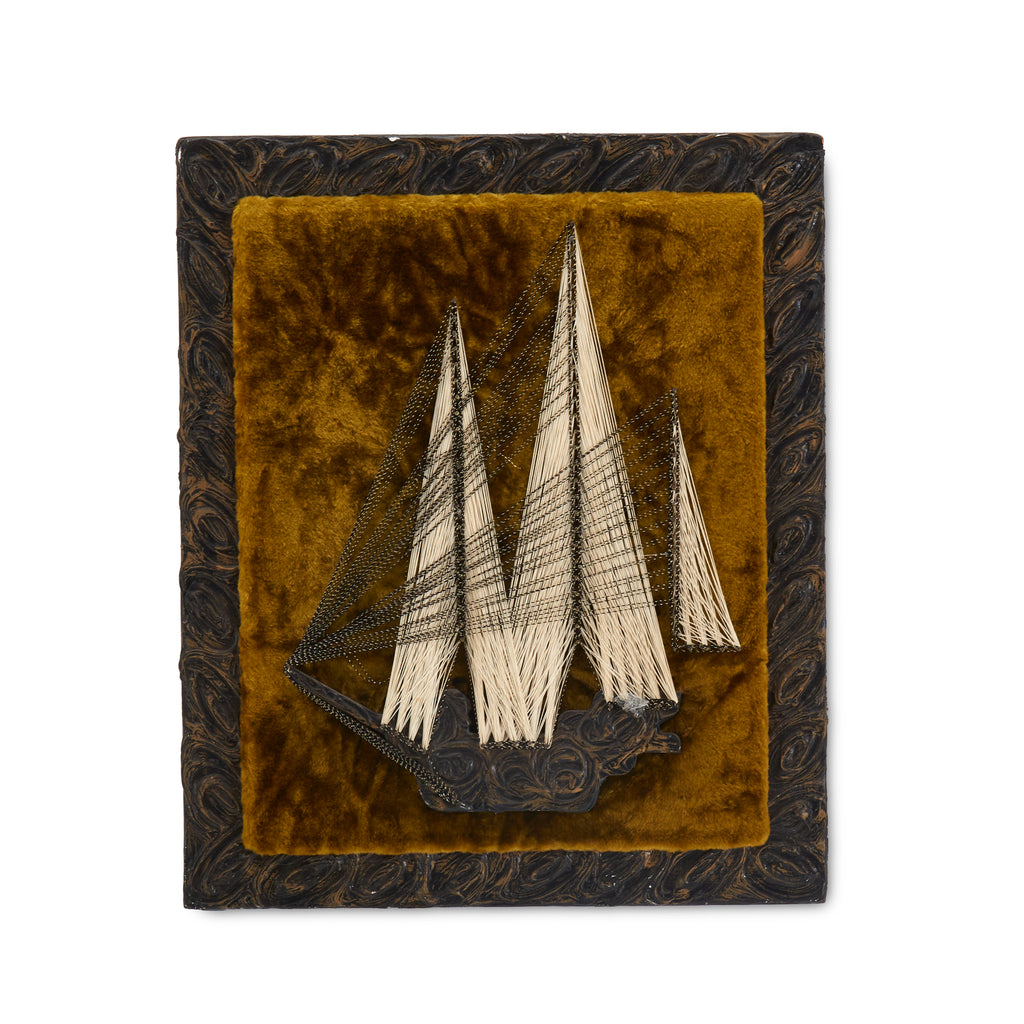String Three Mast Sailboat