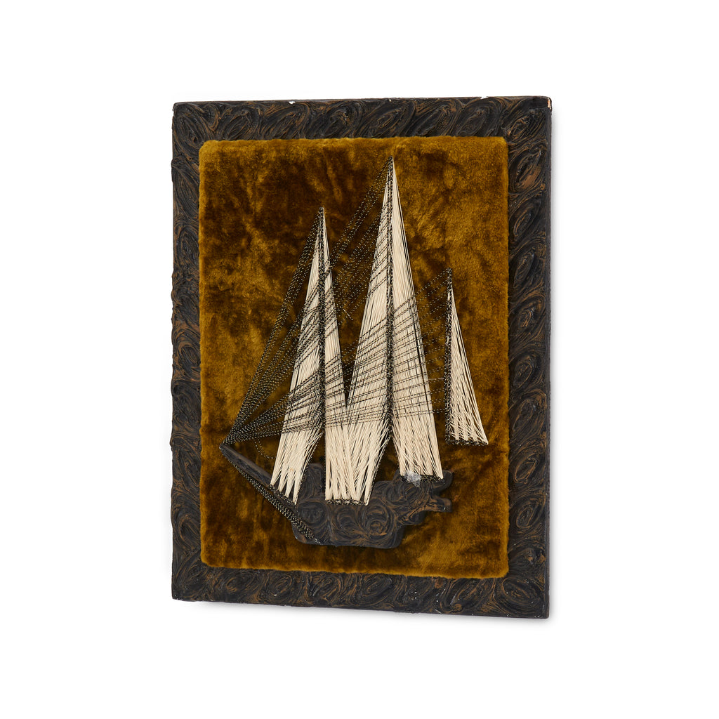 String Three Mast Sailboat