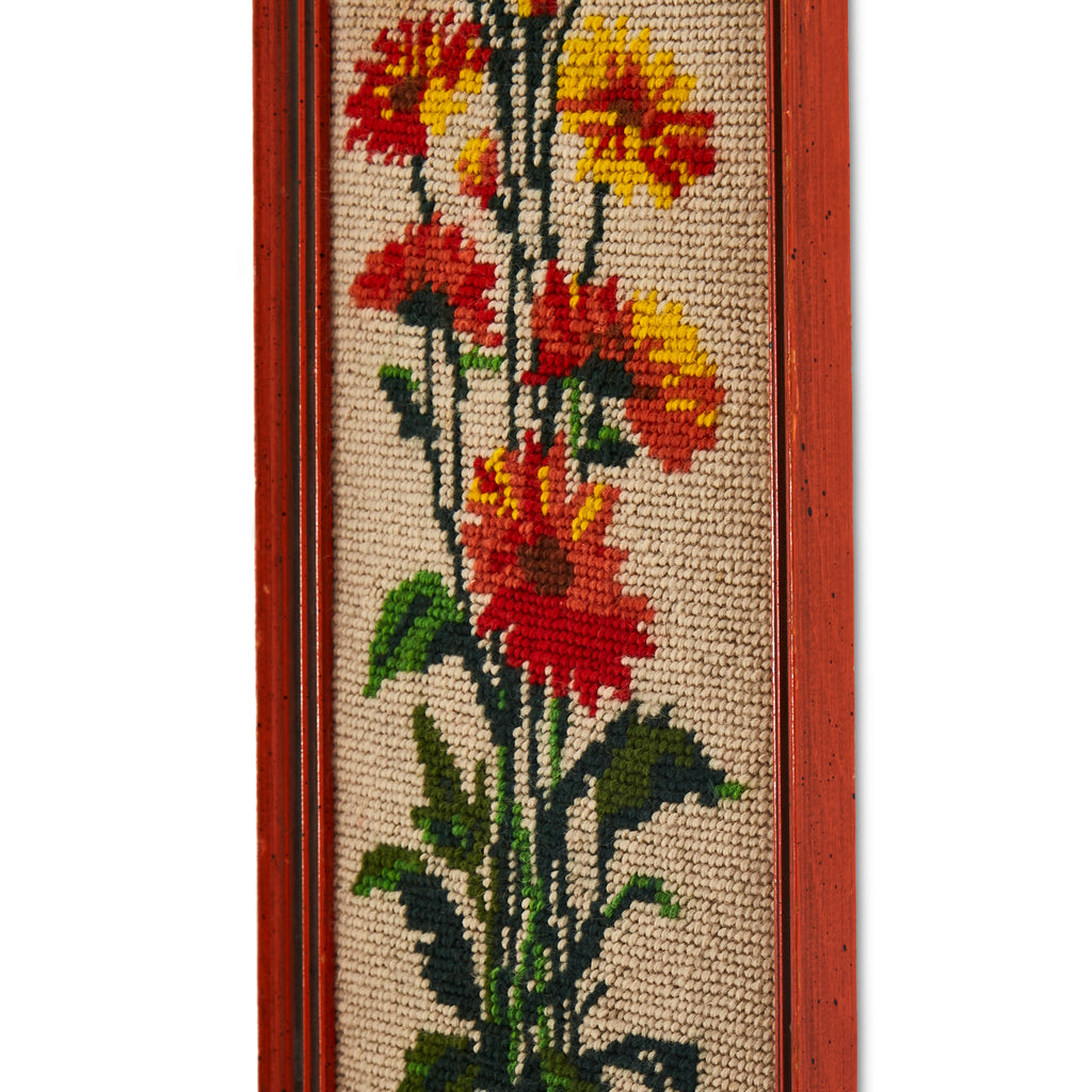 Flowers In Vase Framed Needlepoint (A+D)