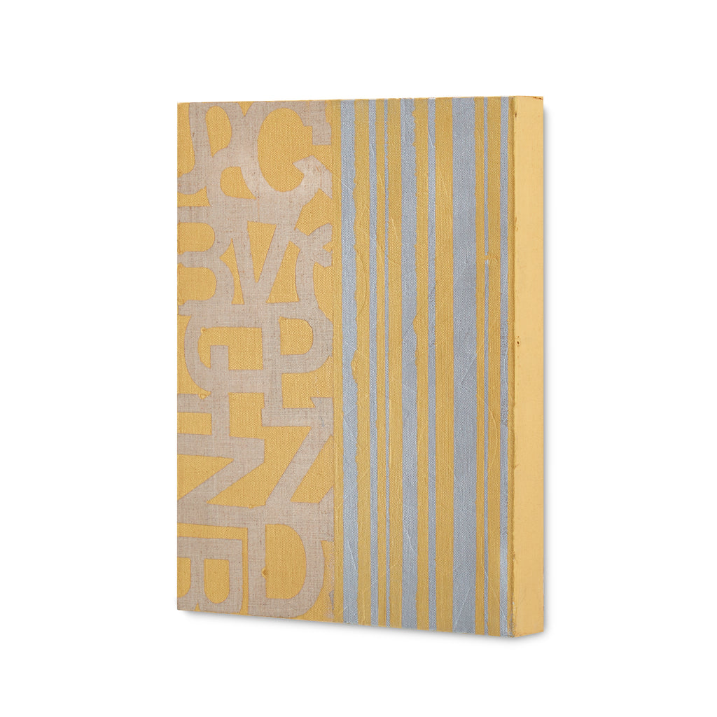 0170 (A+D) Gold Letters Stripes (11" x 14")