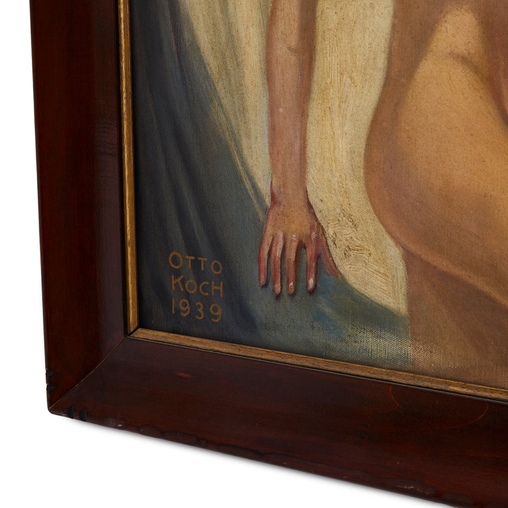 Nude Lady with Jar Painting