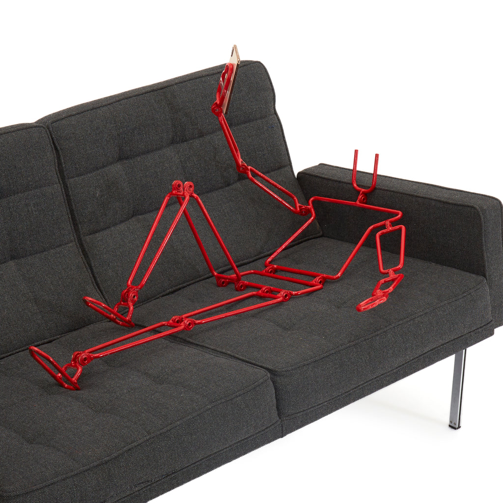 Red Wire Man With Hinged Joints