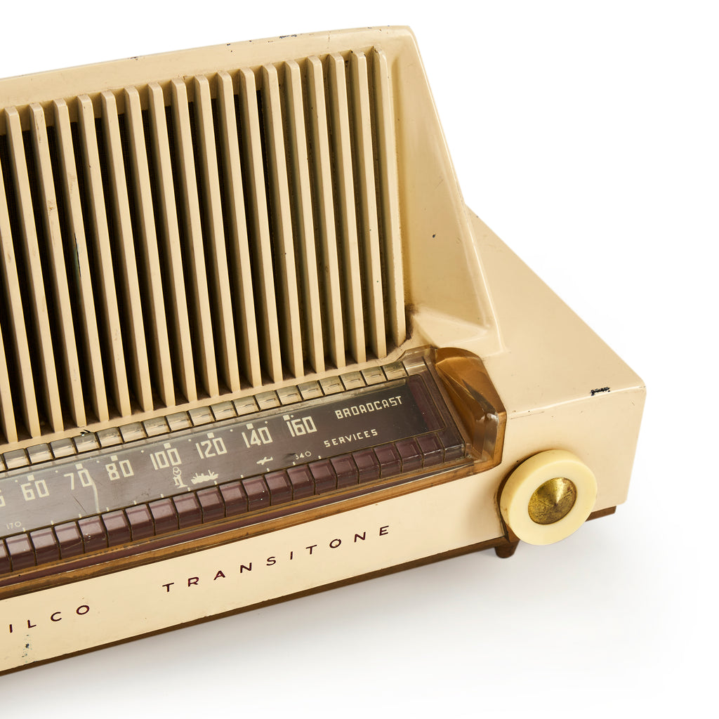 Off-White Philco Tabletop Radio