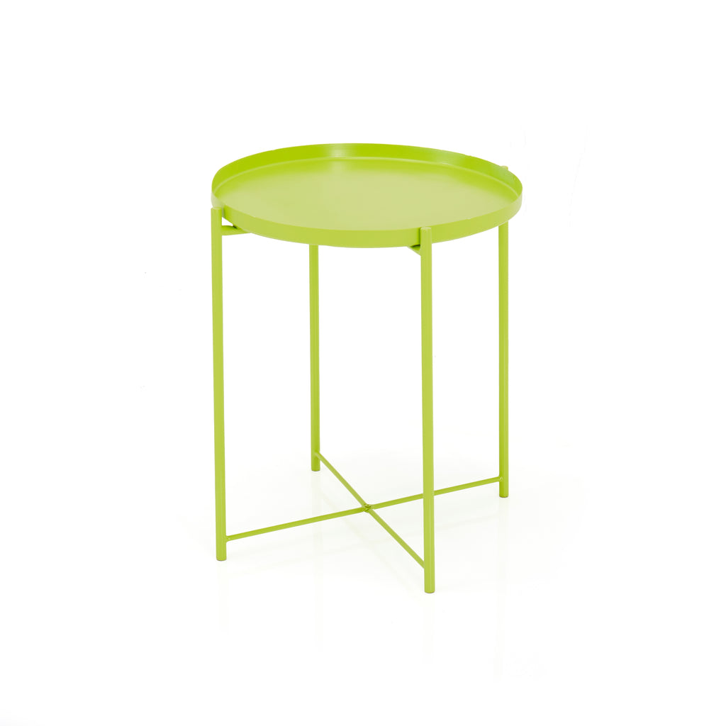 Metal Side Table - Green