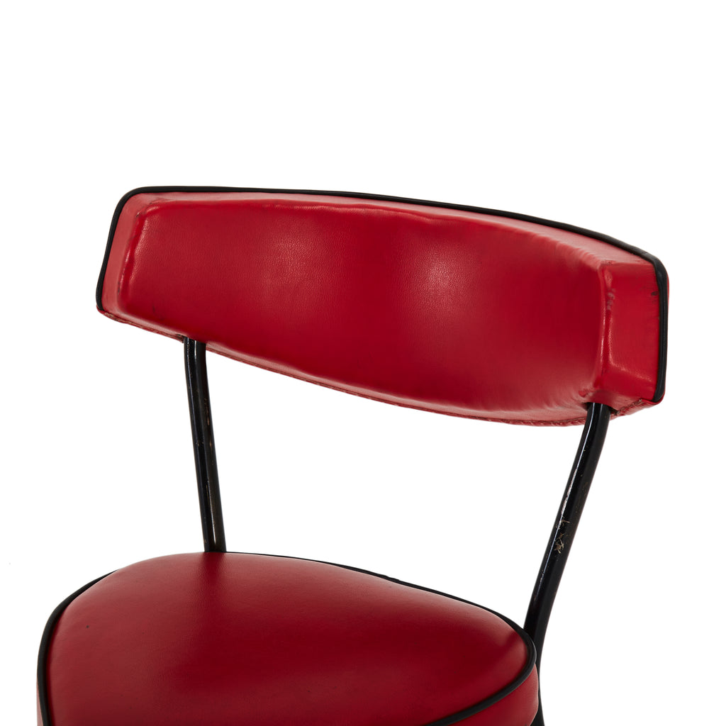 Red Triangle Seat Side Chair