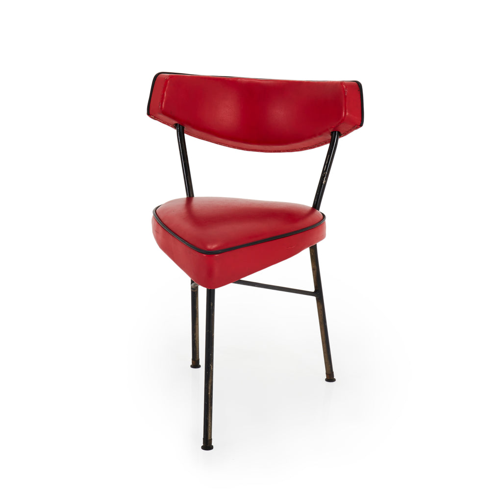 Red Triangle Seat Side Chair