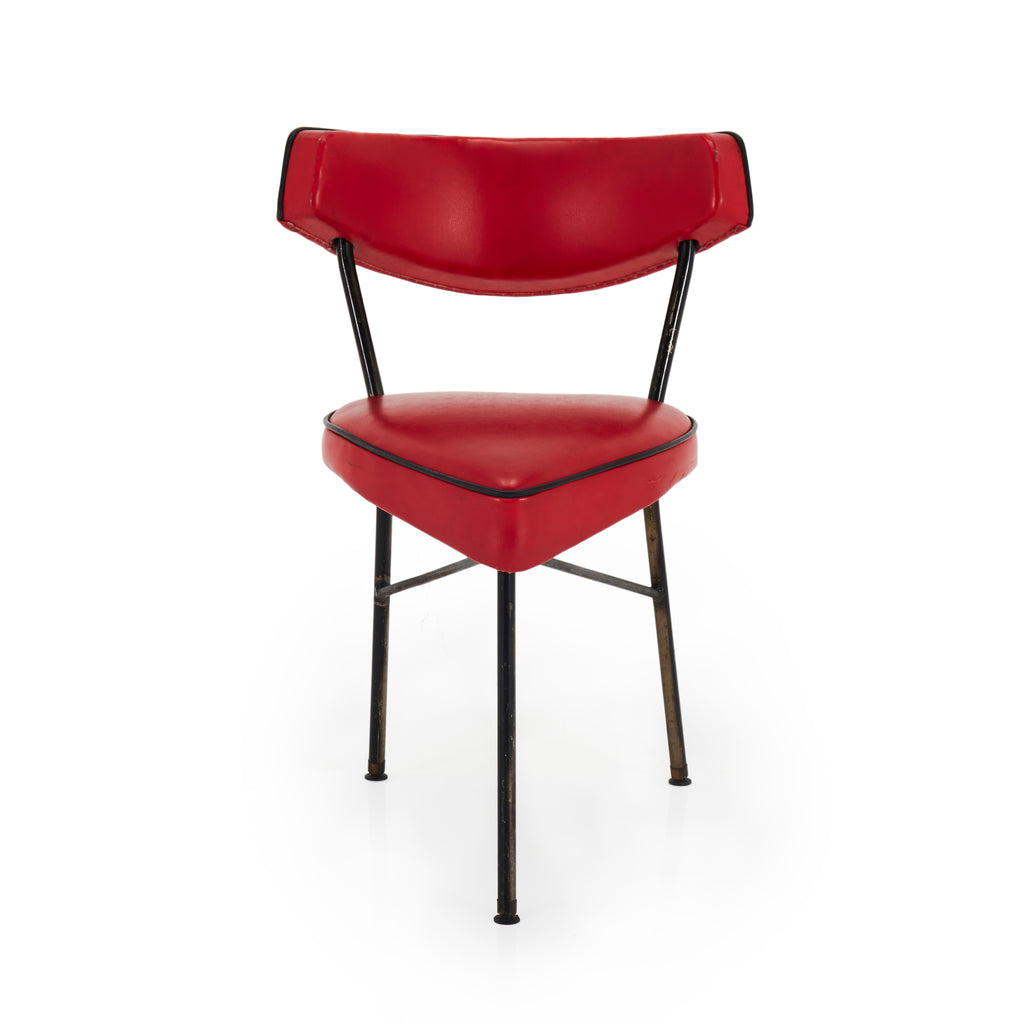 Red Triangle Seat Side Chair