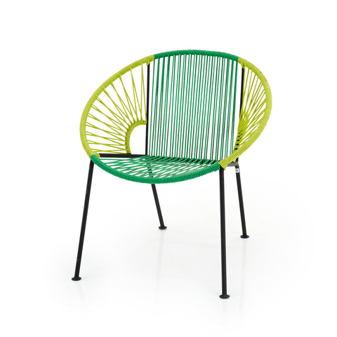Dark Green and Lime Acapulco Chair