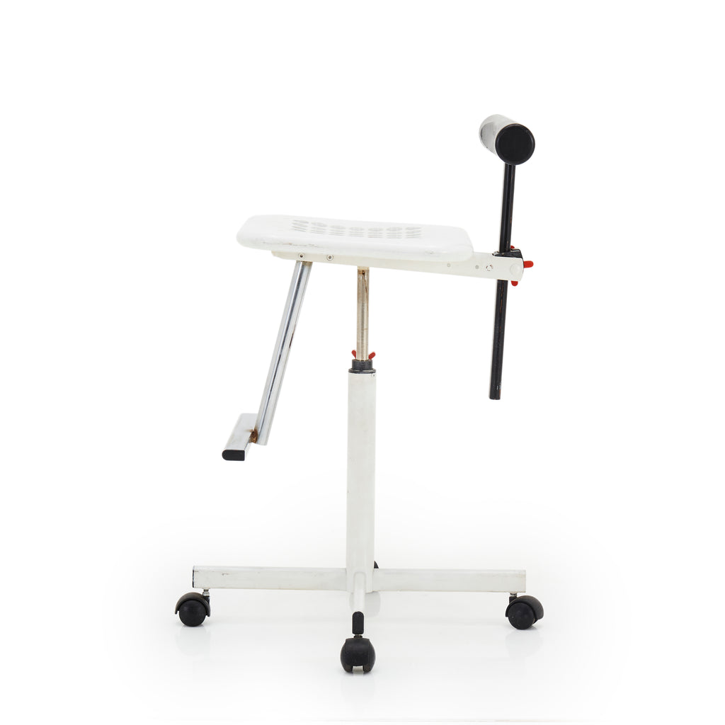 Black and White 80s Task Stool