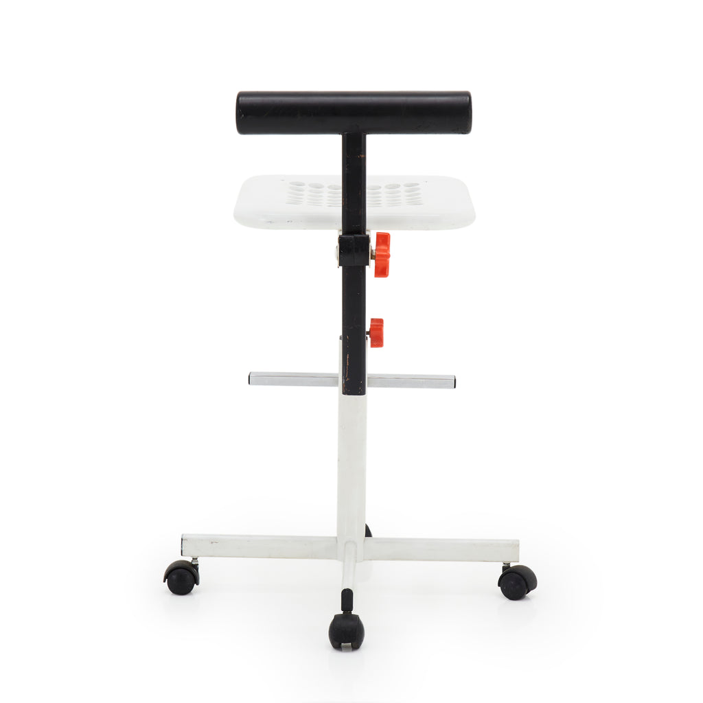 Black and White 80s Task Stool