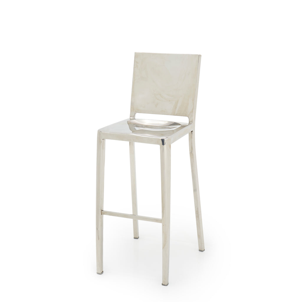 Solid Chrome Bar Stool Chair