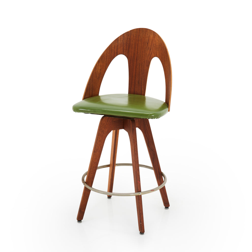 Walnut Arch Barstool