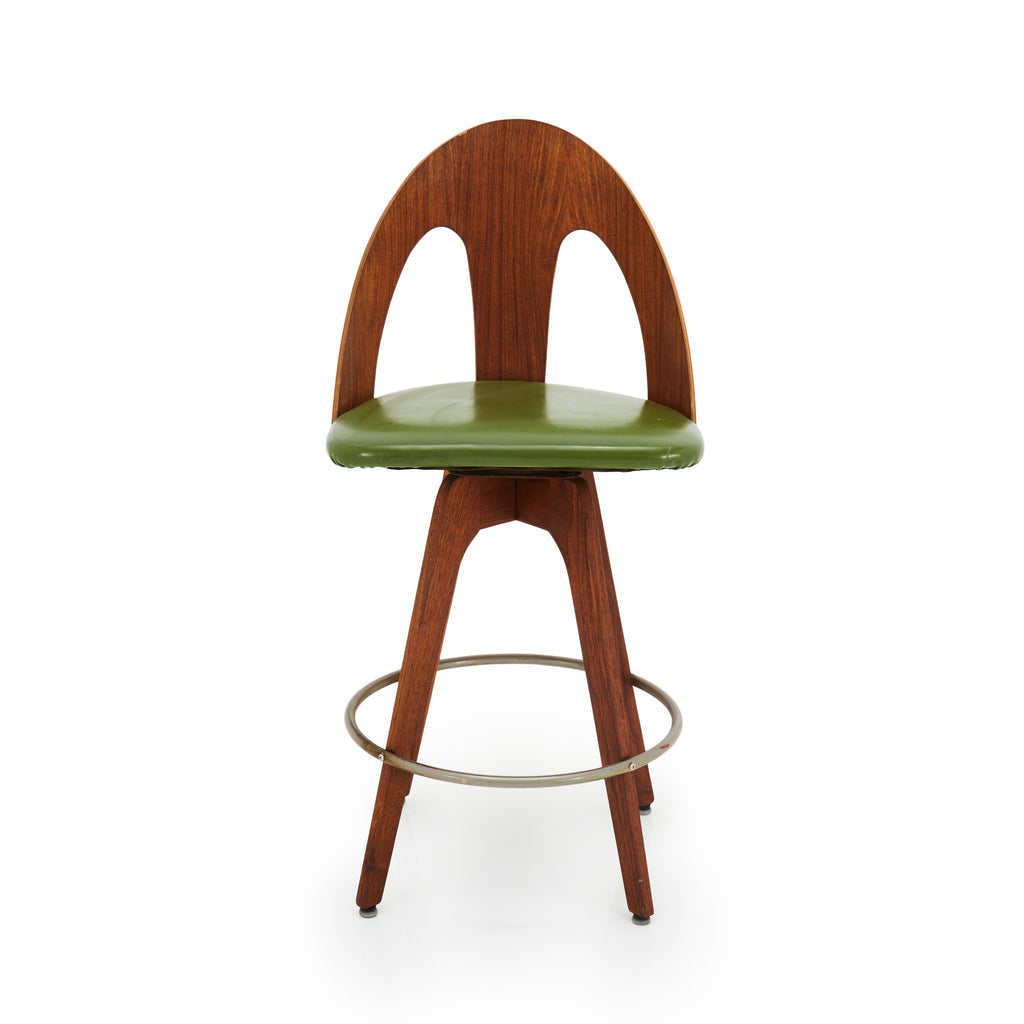 Walnut Arch Barstool