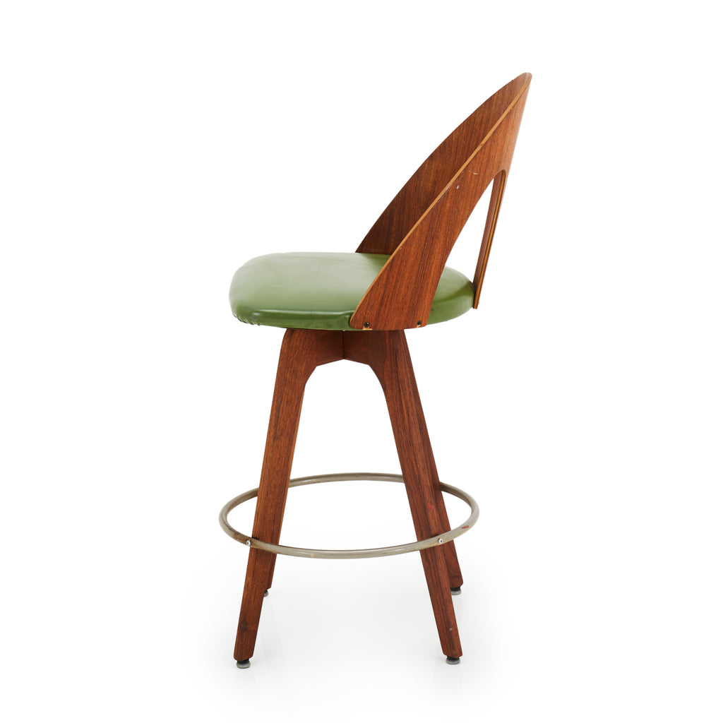 Walnut Arch Barstool