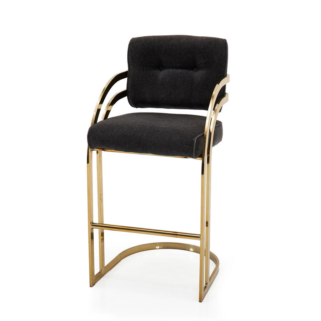 Grey & Gold Jazz Bar Stool