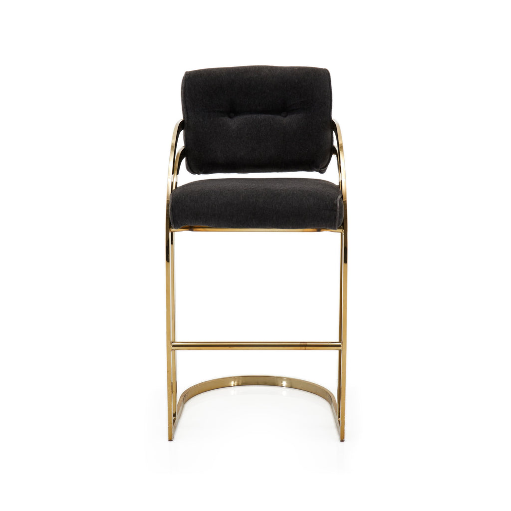 Grey & Gold Jazz Bar Stool