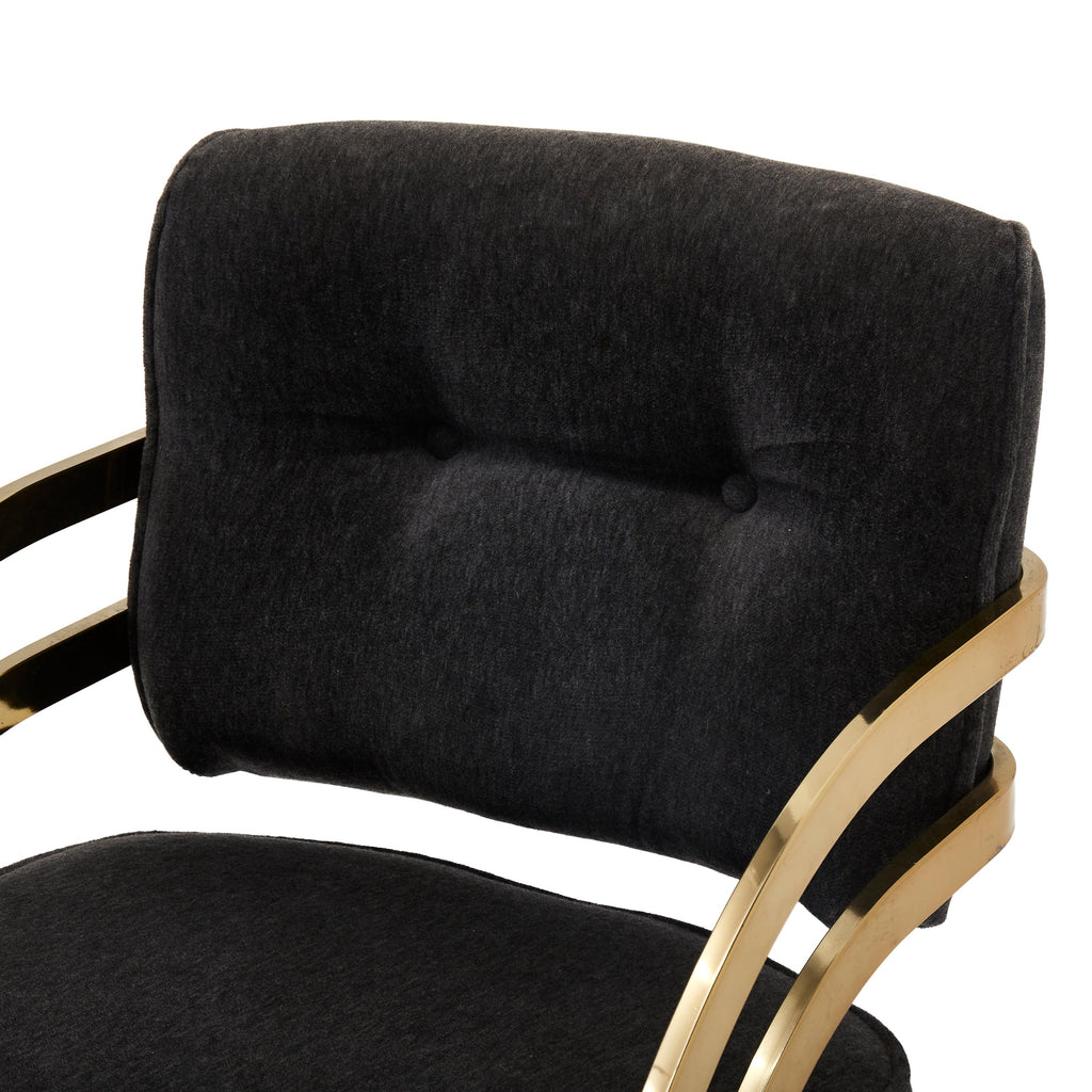 Grey & Gold Jazz Bar Stool