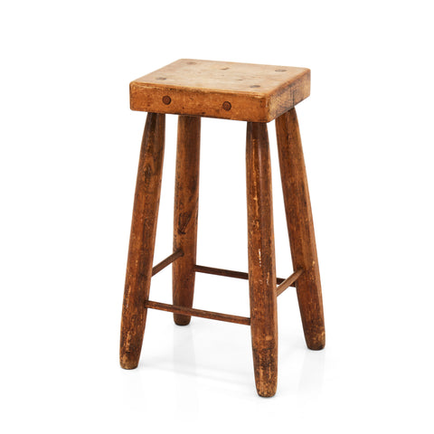 Rustic Wood Stool