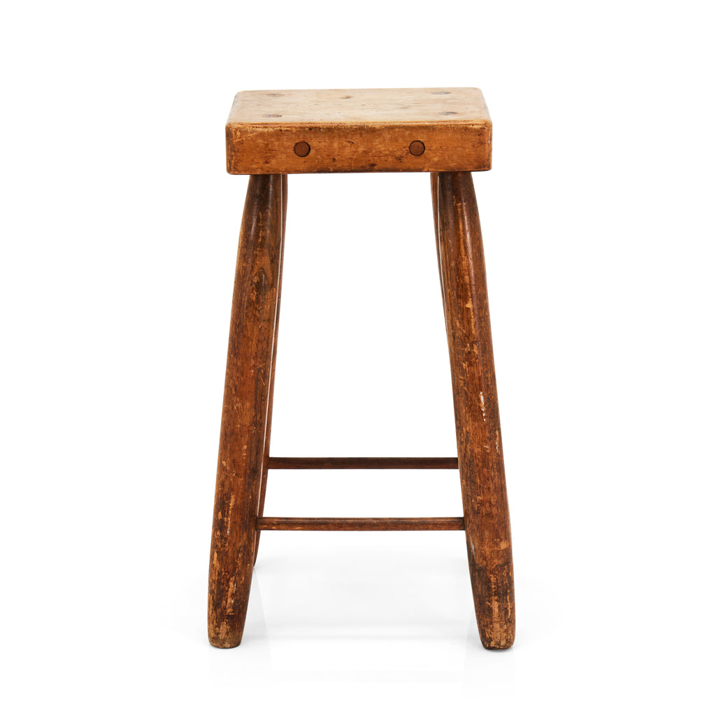 Rustic Wood Stool