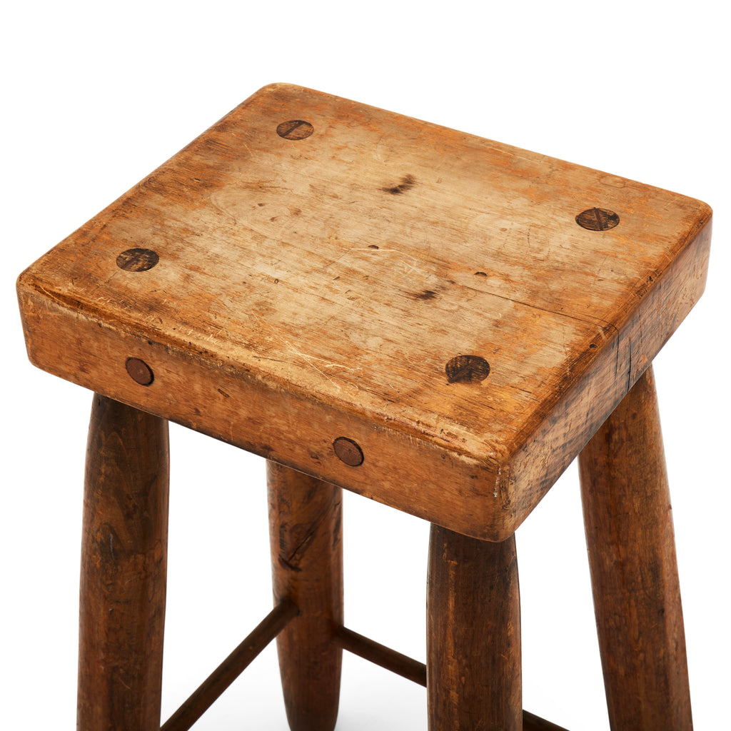 Rustic Wood Stool