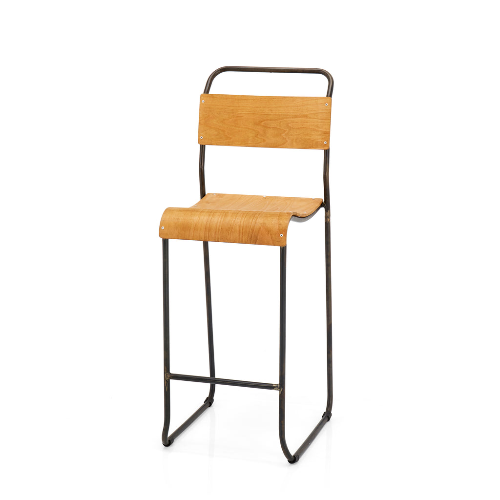 School House Industrial Bar Stool
