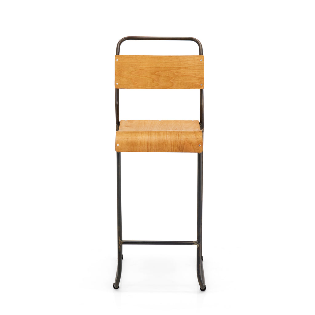 School House Industrial Bar Stool