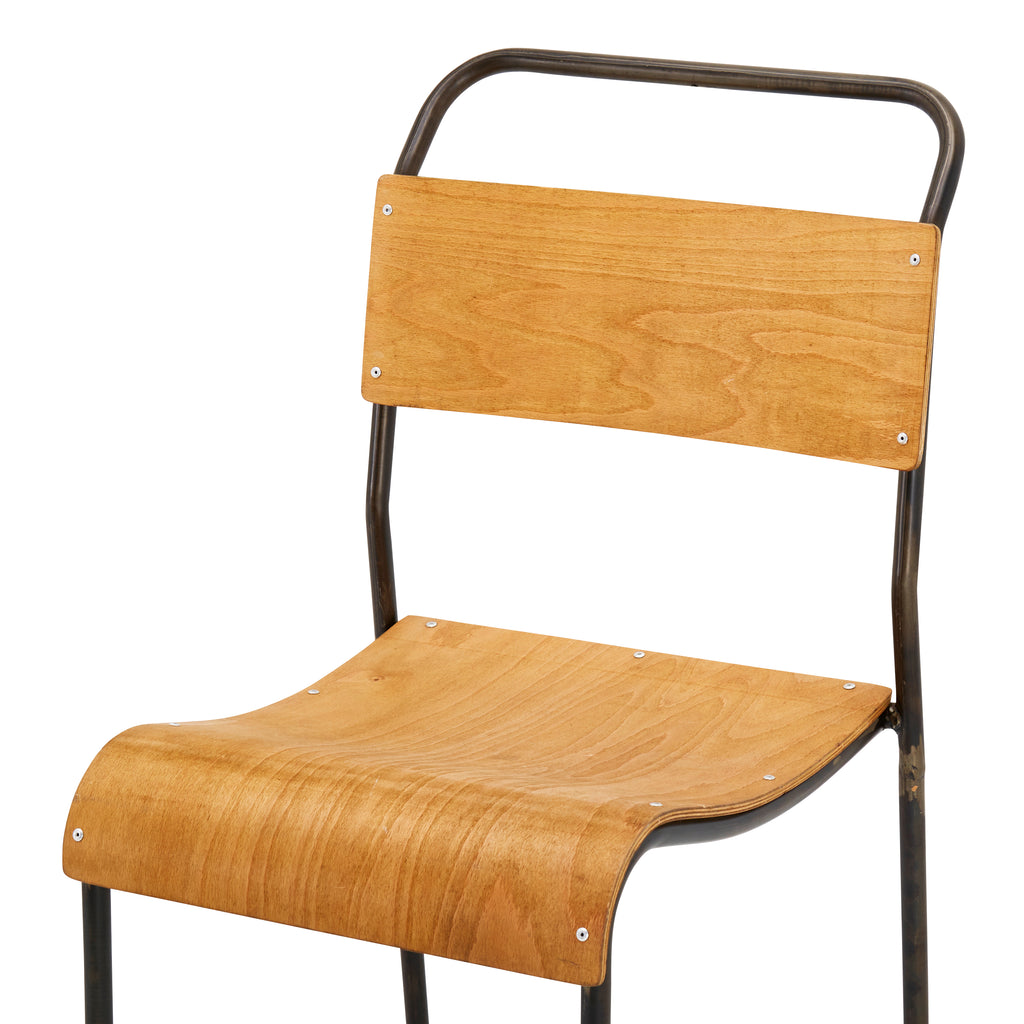 School House Industrial Bar Stool