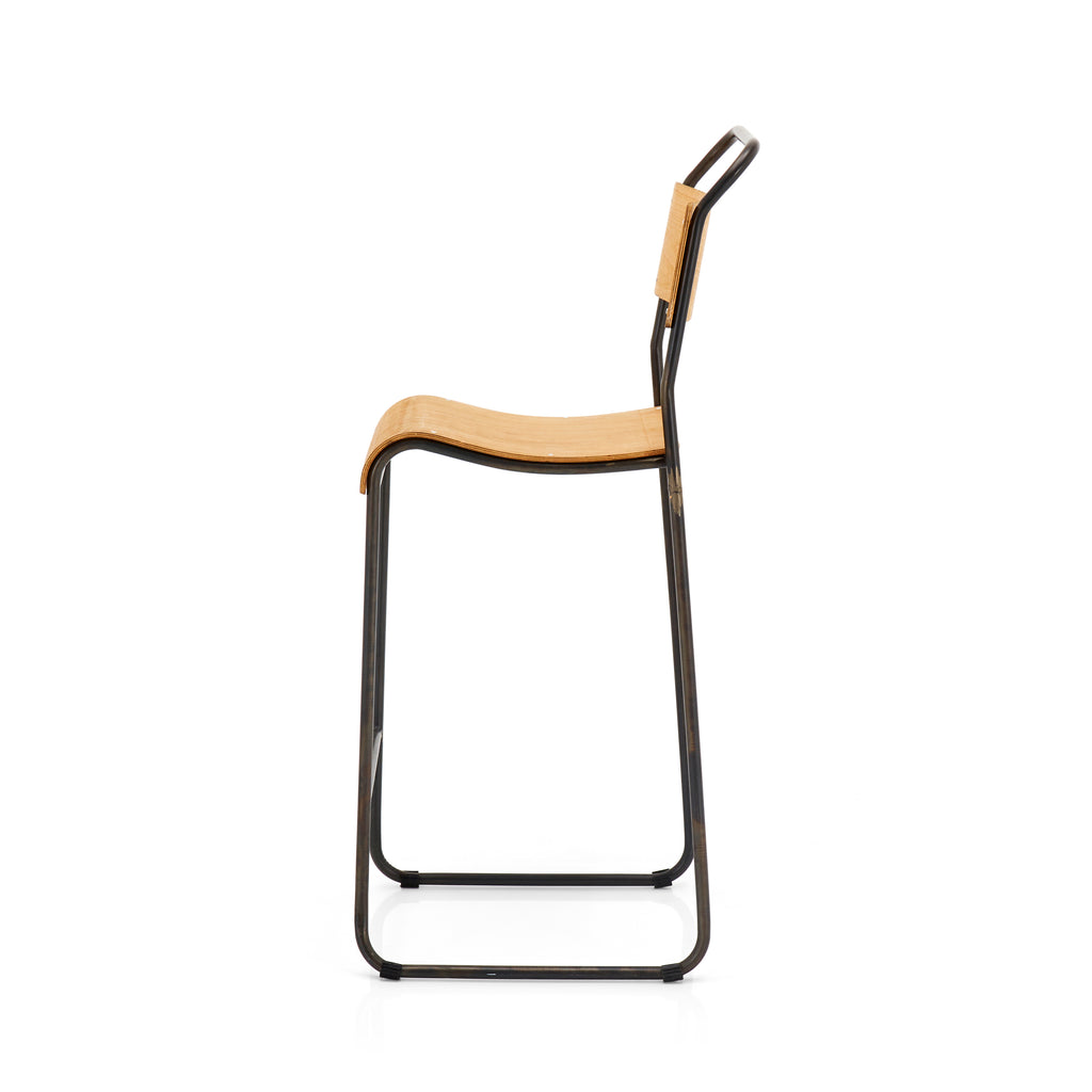 School House Industrial Bar Stool
