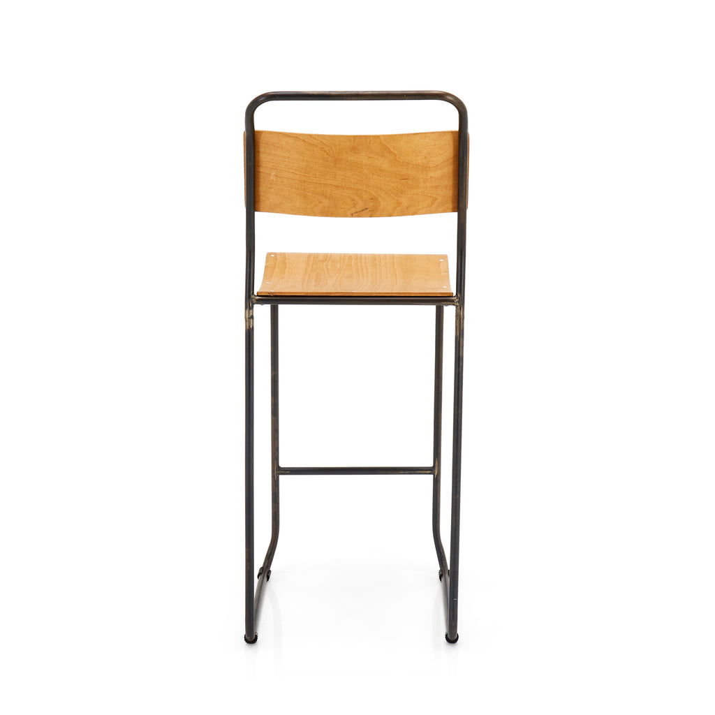 School House Industrial Bar Stool