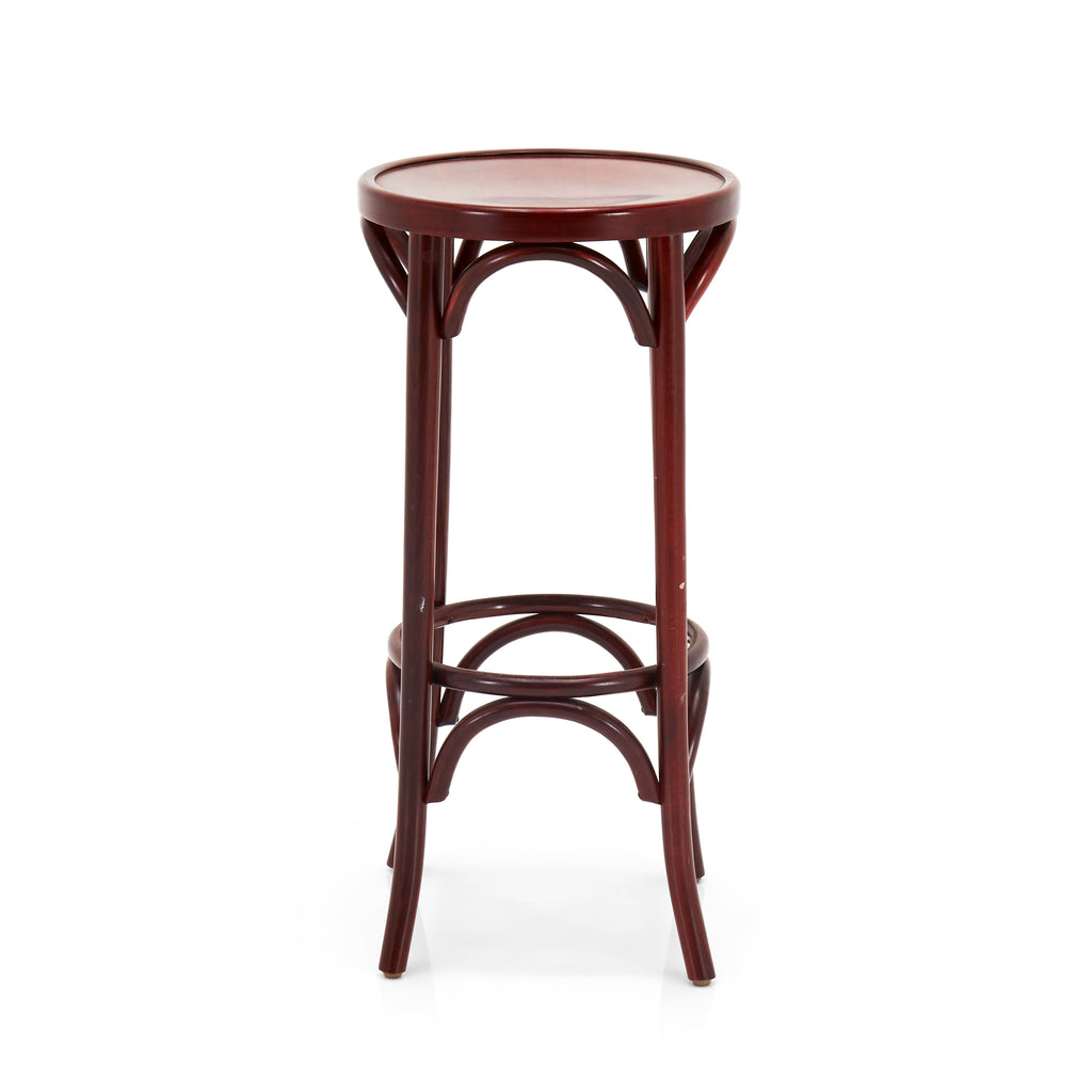 Thonet Style Bar Stool - Red
