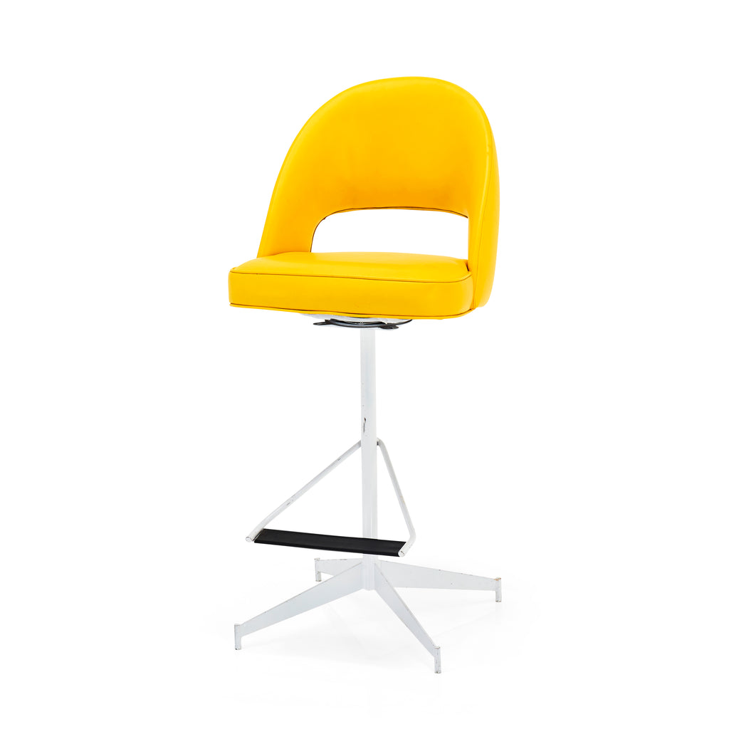Yellow Backed Bar Stool