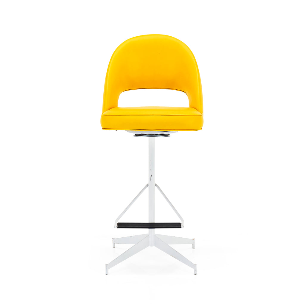 Yellow Backed Bar Stool