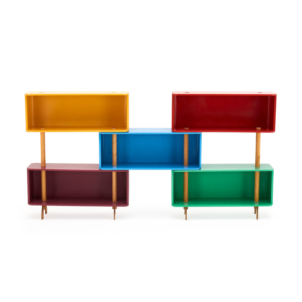 Colorful Modular Rectangle Shelves