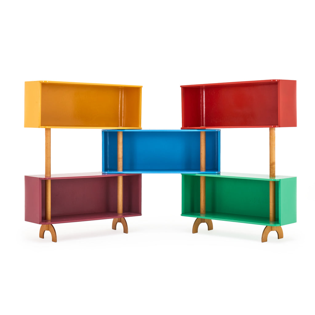 Colorful Modular Rectangle Shelves