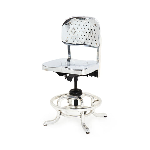 Chrome Architect Stool