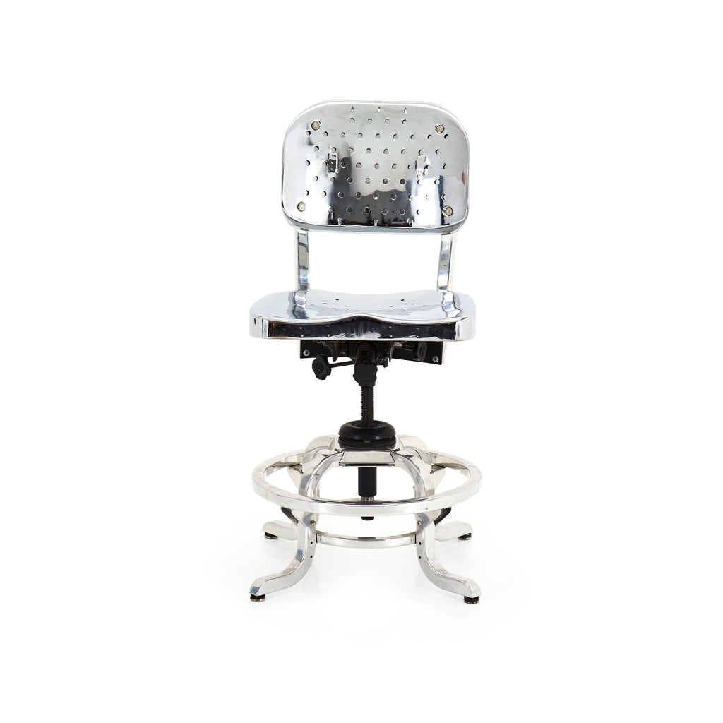 Chrome Architect Stool