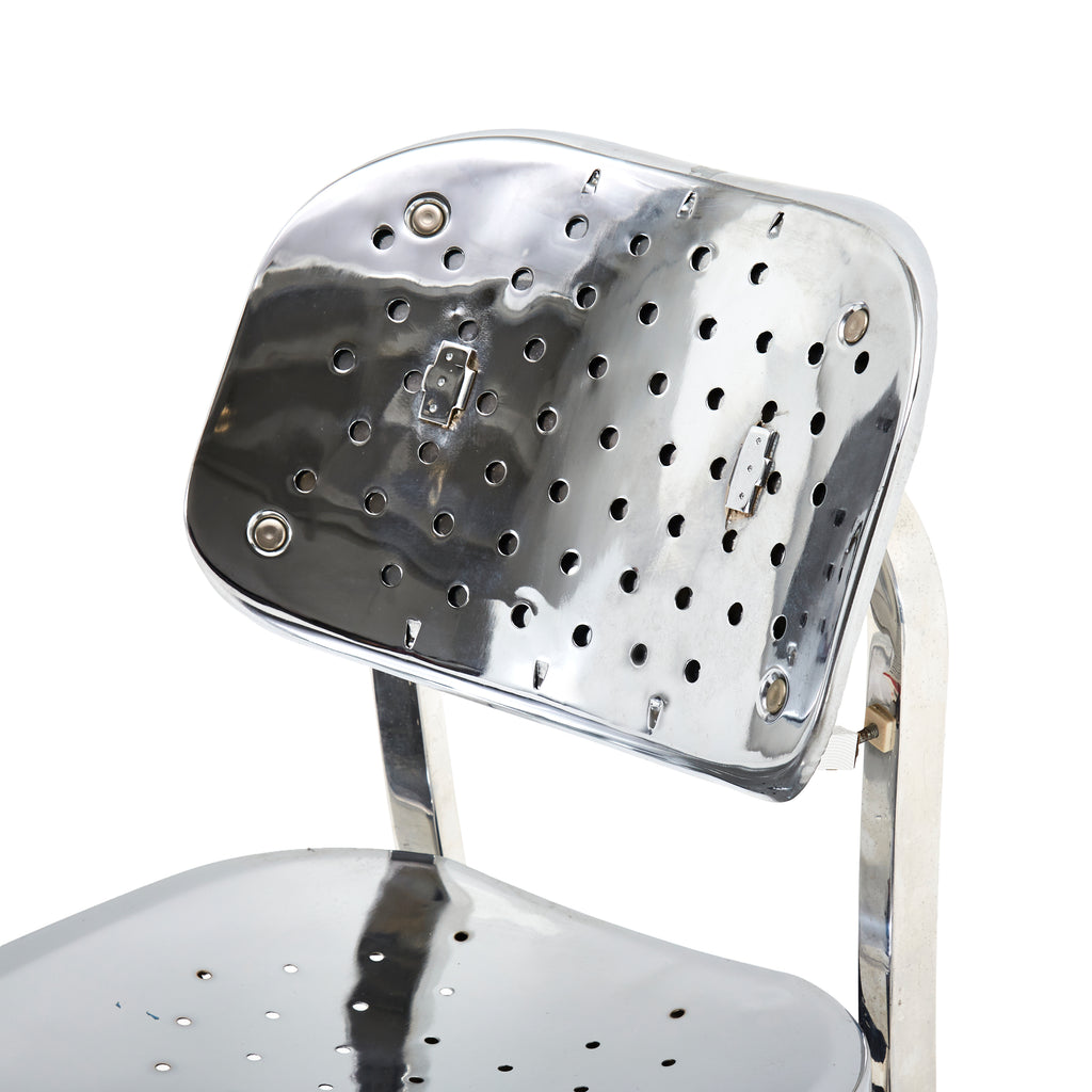 Chrome Architect Stool