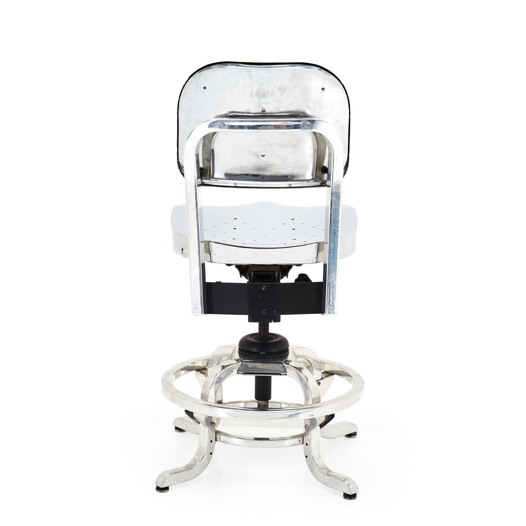 Chrome Architect Stool