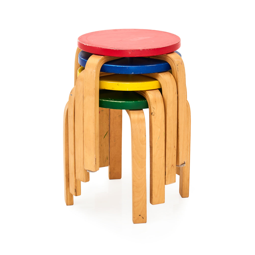 Multicolored Children's Primary School Stools