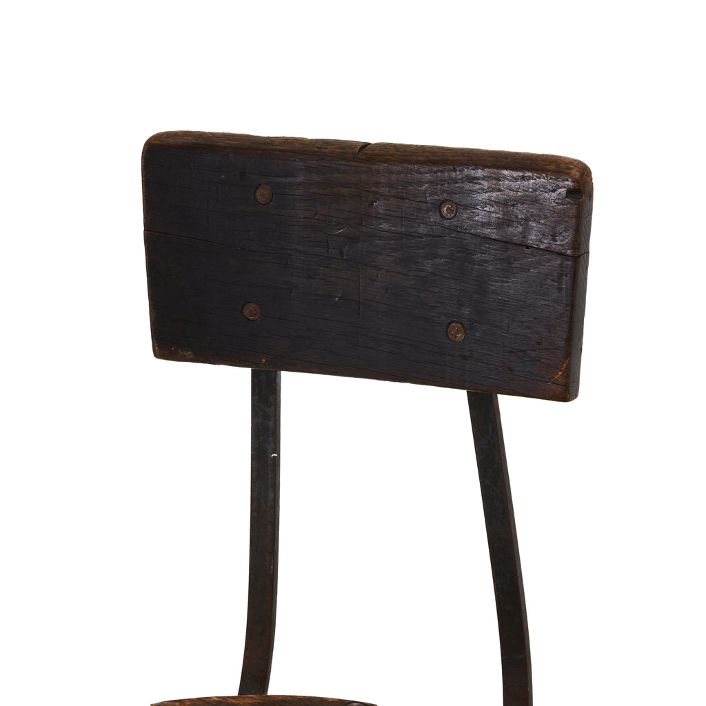 Rustic Wooden Work Stool