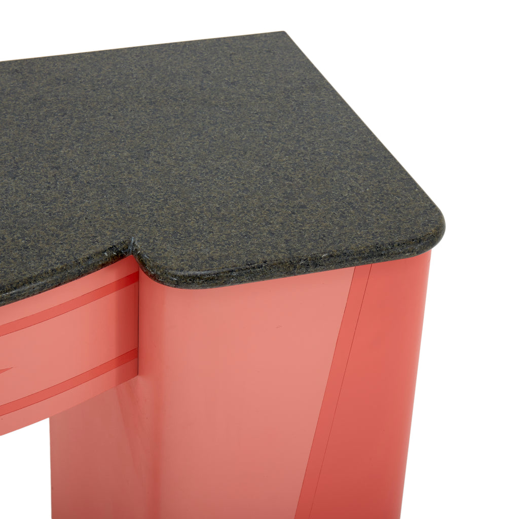 Two Tone Coral Manicure Table