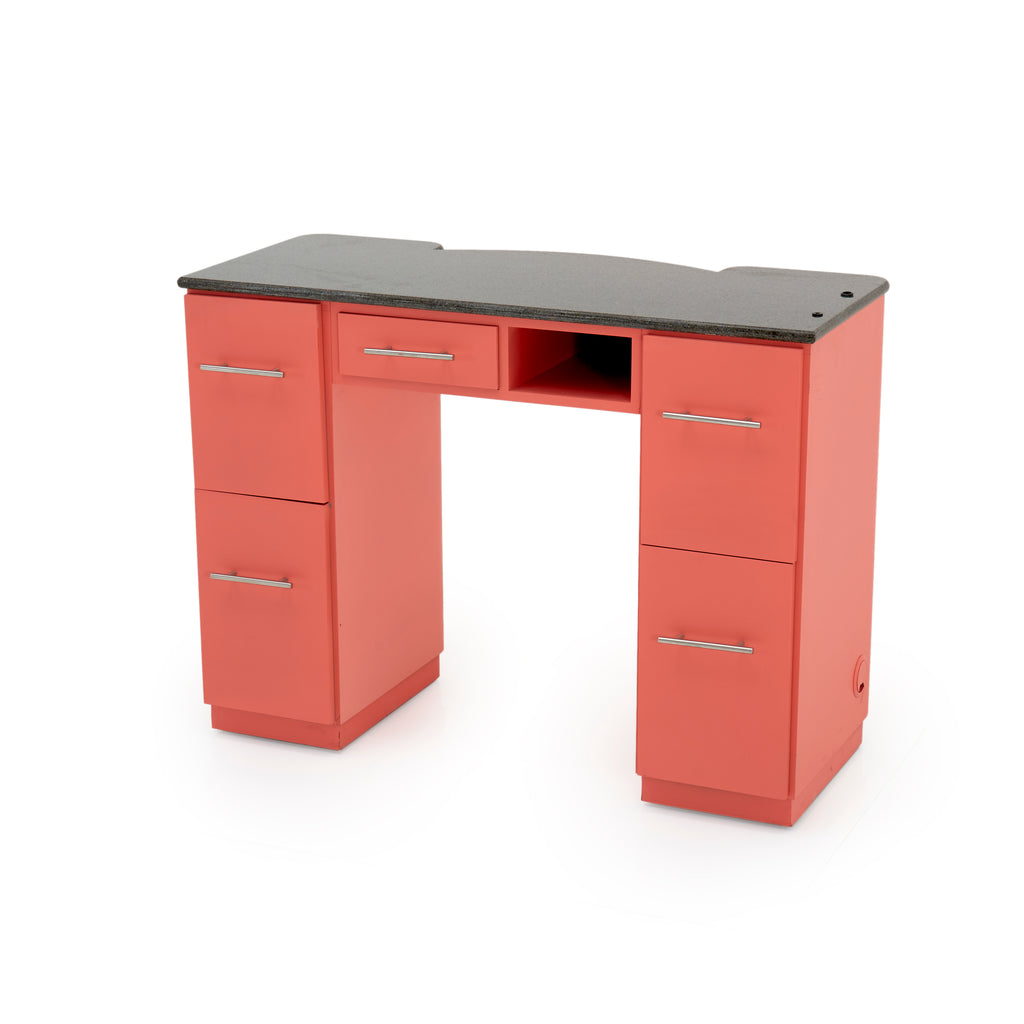 Two Tone Coral Manicure Table